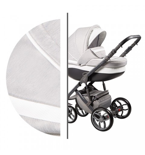 Baby Merc Faster - wózek wielofunkcyjny, zestaw 2w1 z opcją 3w1 i 4w1 | F/9A